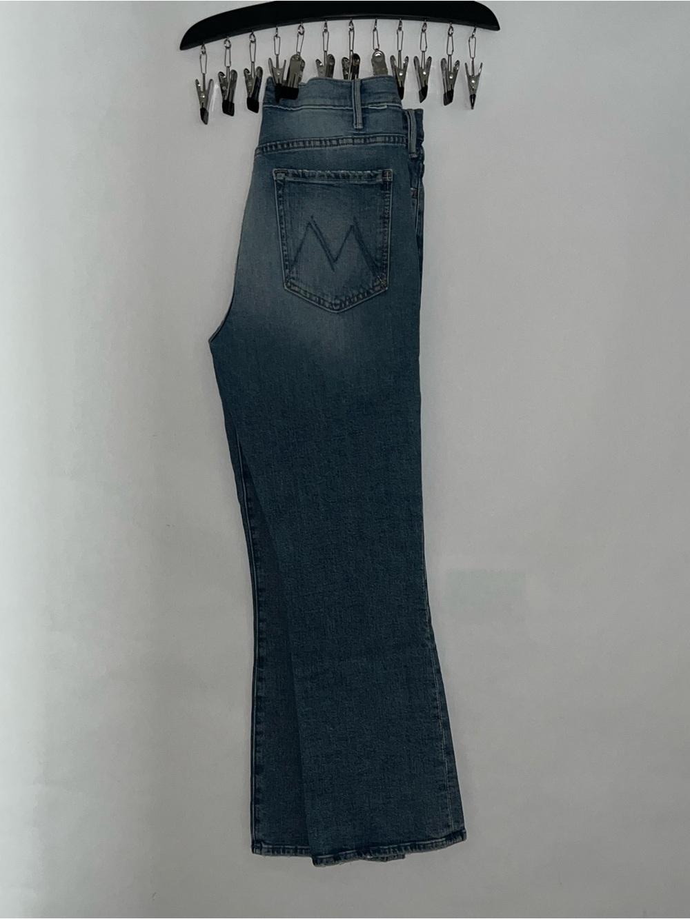MOTHER Women's Ankle Crop Jeans in Washed Blue